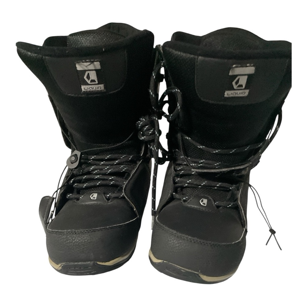 Men’s  LIQUID Black Snowboard Boots• Size 8•